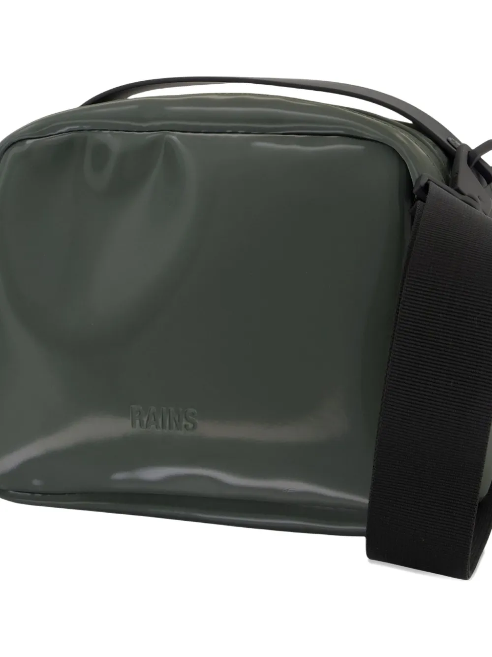 Rains logo-detailed crossbody bag Groen