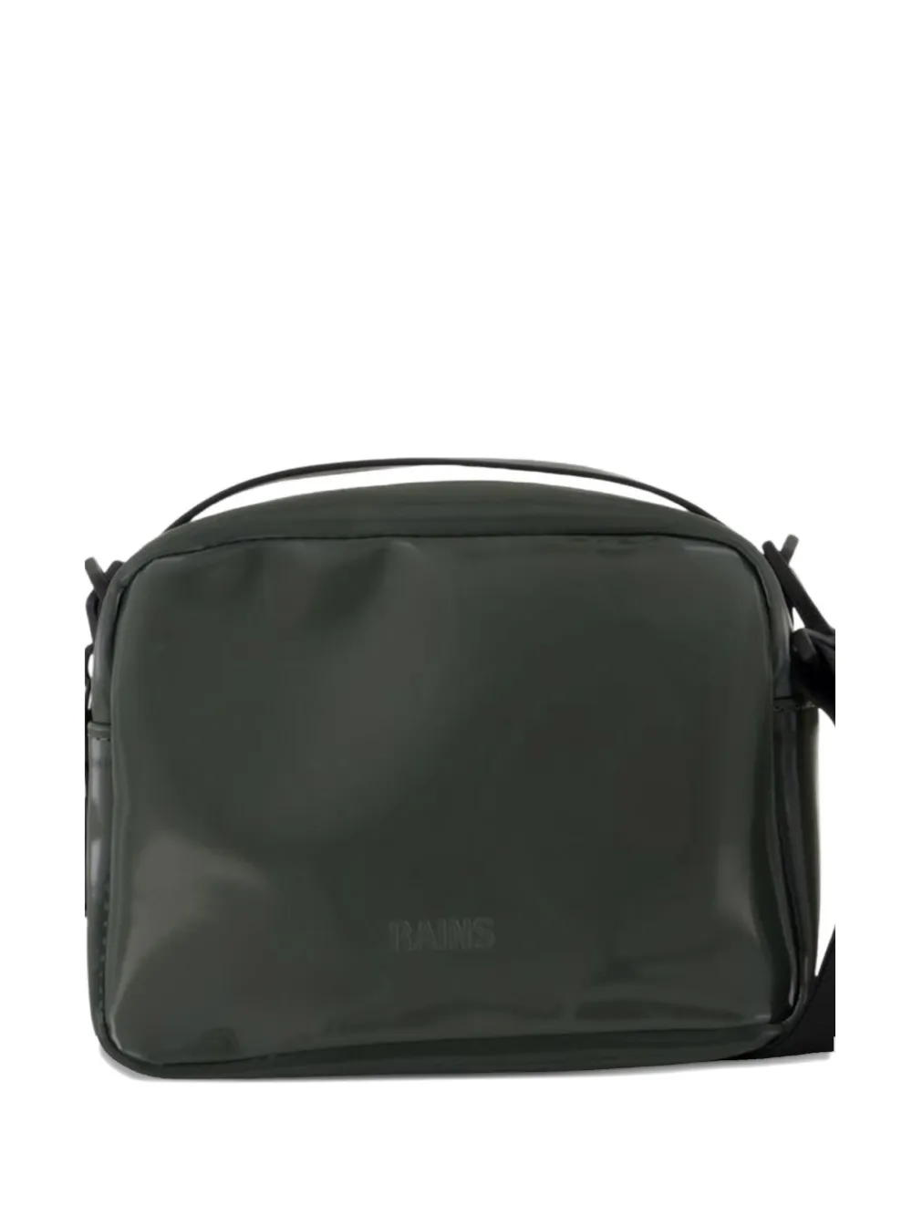 Rains Logo-detailed Crossbody Bag In Green