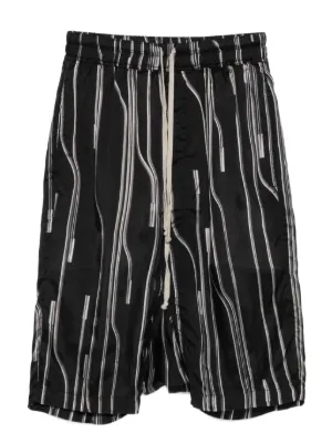 Rick Owens アーカイブ テープライン サルエルパンツ ハーフパンツ Rick Owens】リックオウエンス『WOVEN PANTS-BASKET SWINGER
