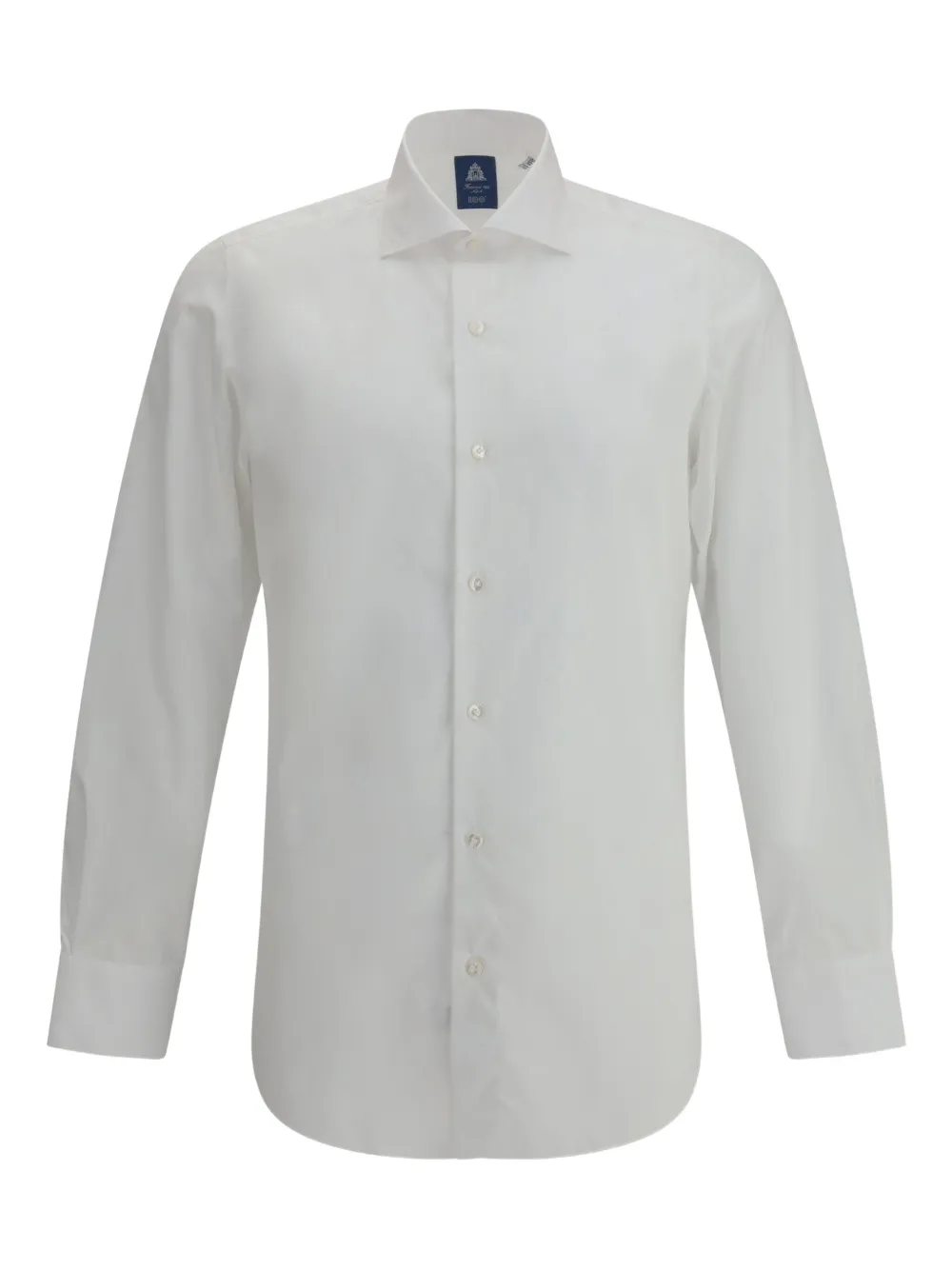 long-sleeve button-fastening shirt