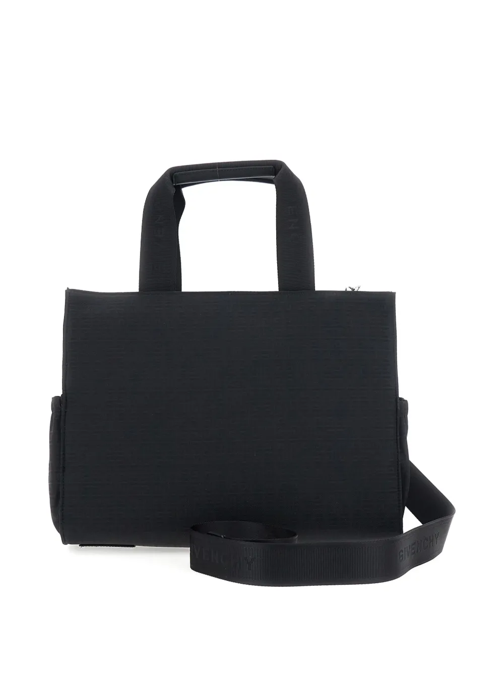 Givenchy Kids embroidered-logo changing bag - Zwart