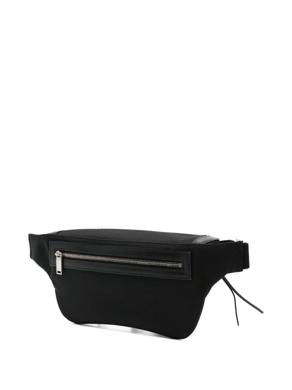 Saint Laurent Heuptas met leren afwerking en rits Zwart