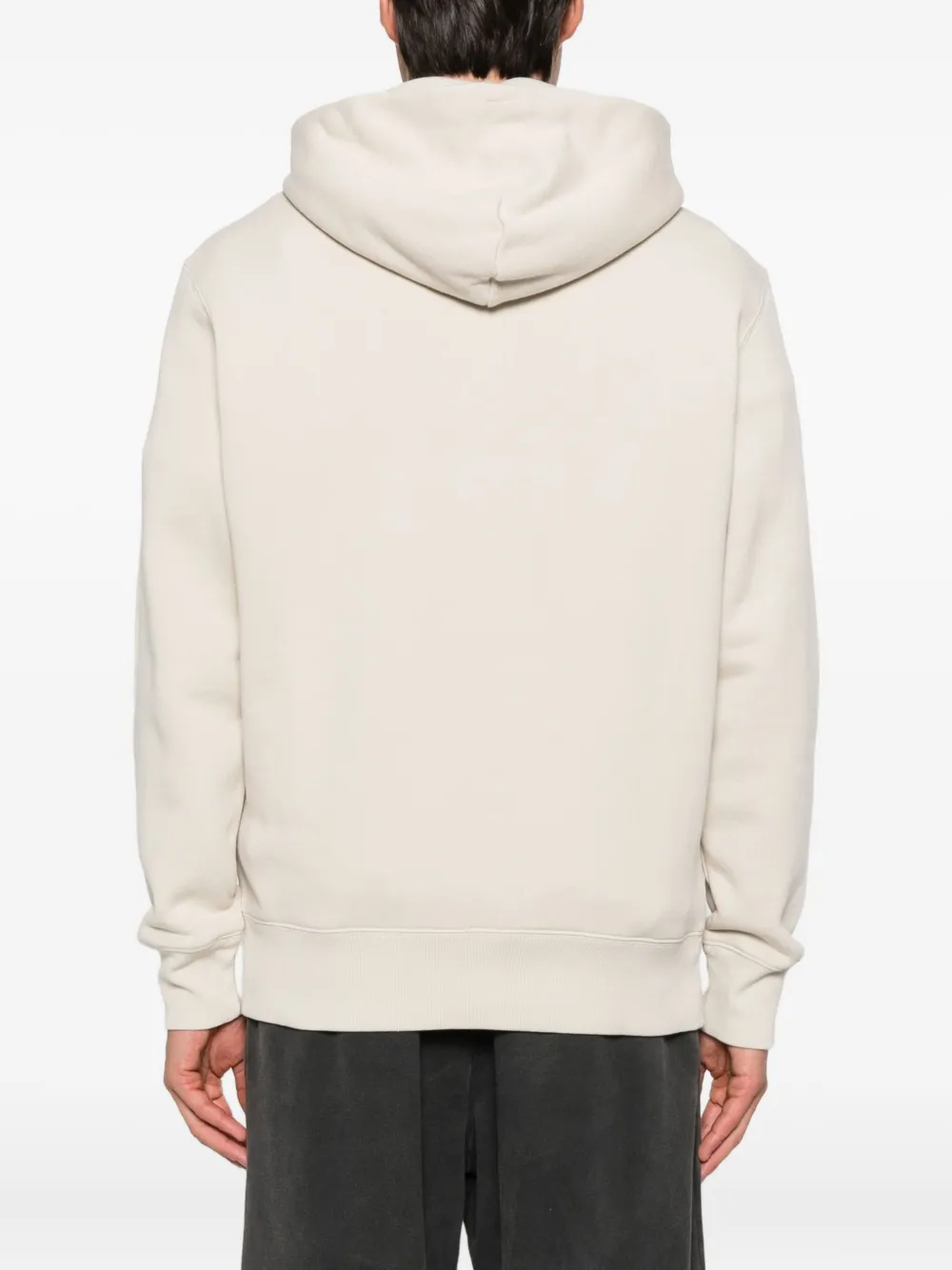 Autry Hoodie met geborduurd logo Beige