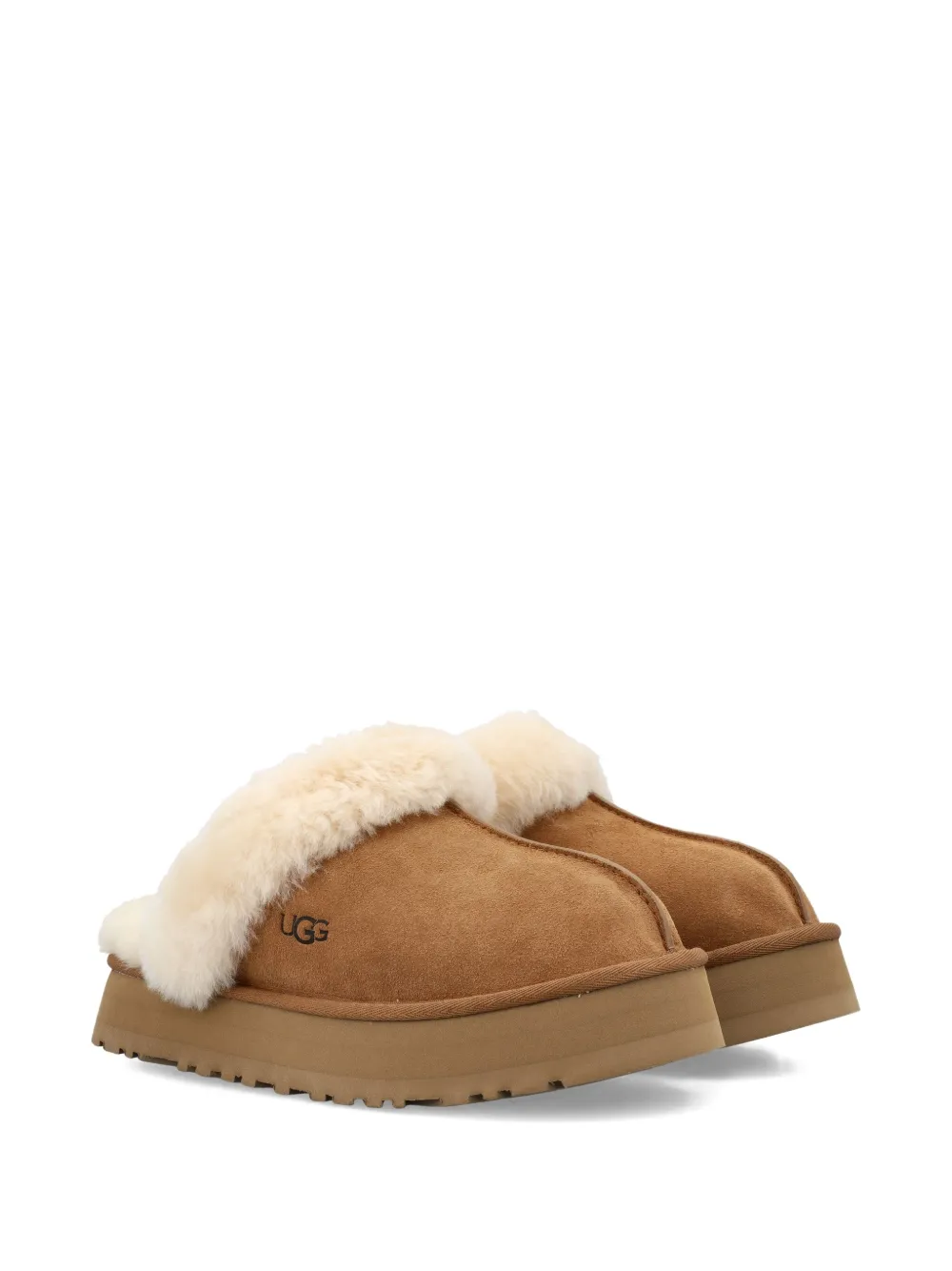 UGG Disquette suede slippers Brown