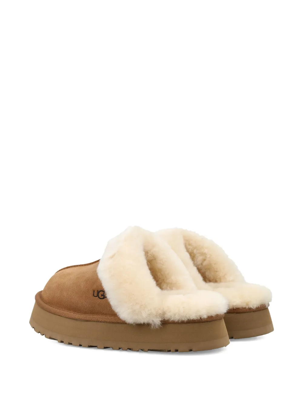 UGG Disquette suede slippers Brown