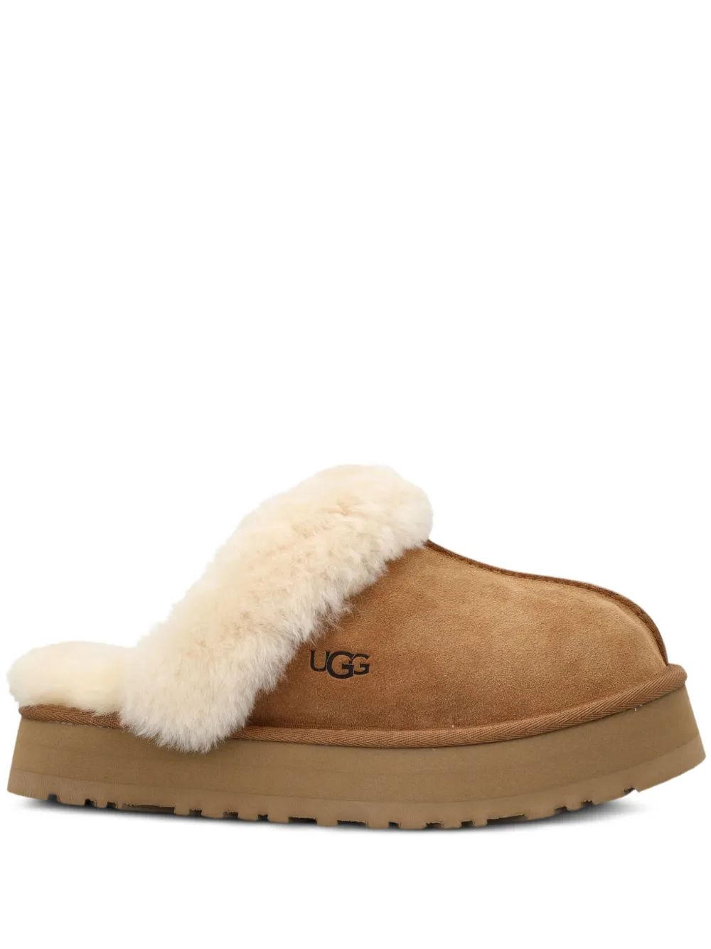 UGG Disquette suede slippers Brown