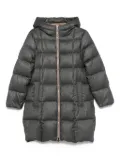 Peserico hooded quilted coat - Grey