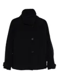Peserico high-neck buttoned jacket - Blue