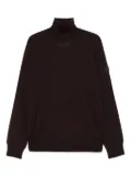 MM6 Maison Margiela roll-neck panelled sweater - Brown
