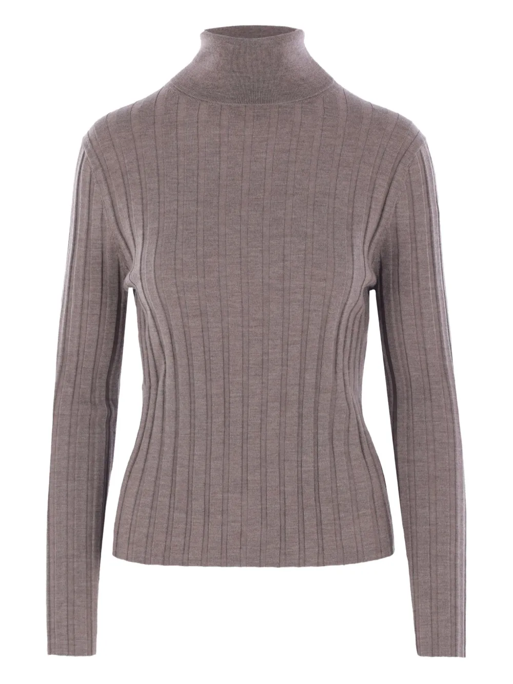 Allude ribbed turtleneck sweater | Grey | Image 1