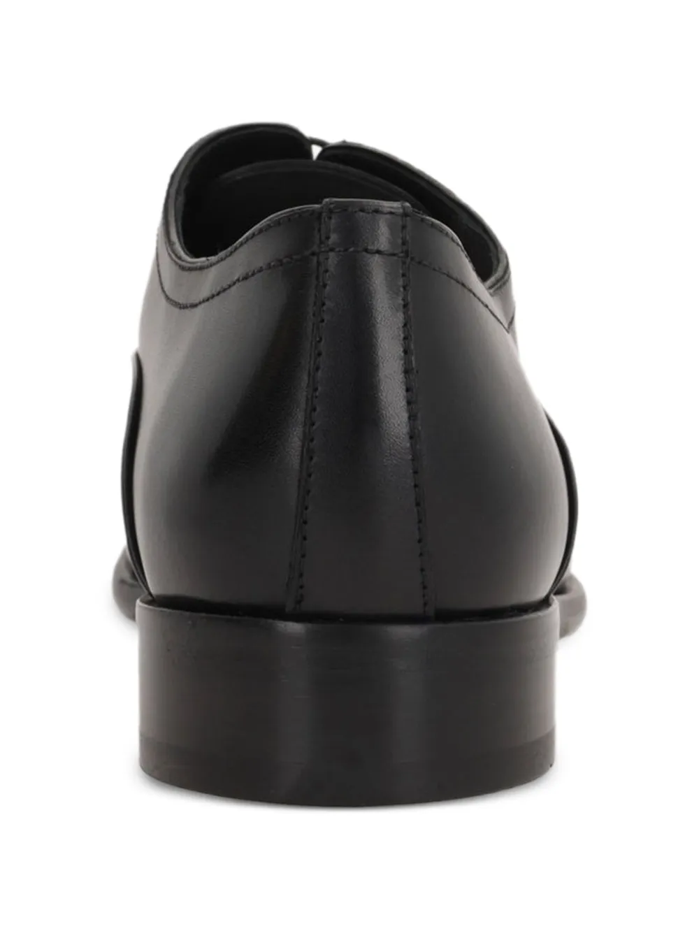 Doucal's cap-toe lace-up shoes Black