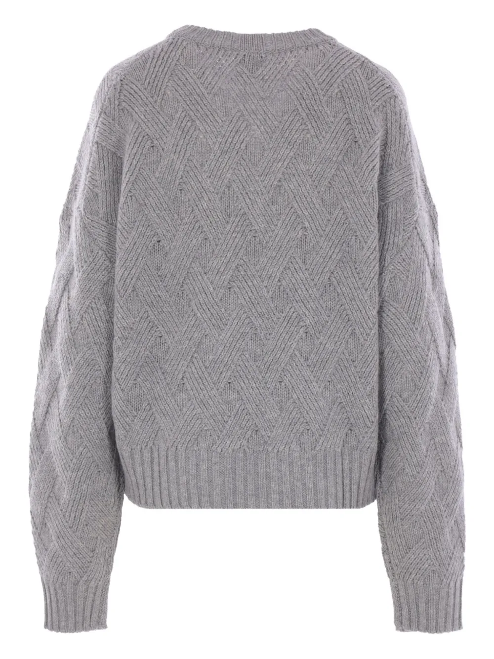 Allude cable-knit crew-neck sweater | Knitted Sweaters | Image 2