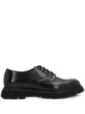 Doucal's brushed-leather derby shoes - Black