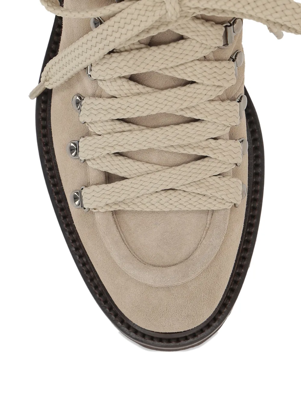 Doucal's suede Derby shoes Neutrals