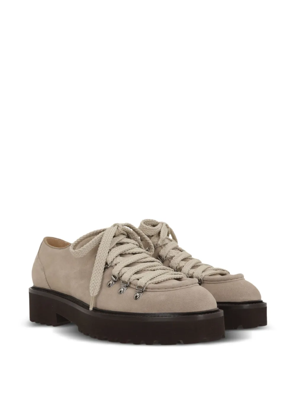 Doucal's Suède derby schoenen Beige