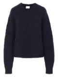 Allude diamond-pattern wool sweater - Blue