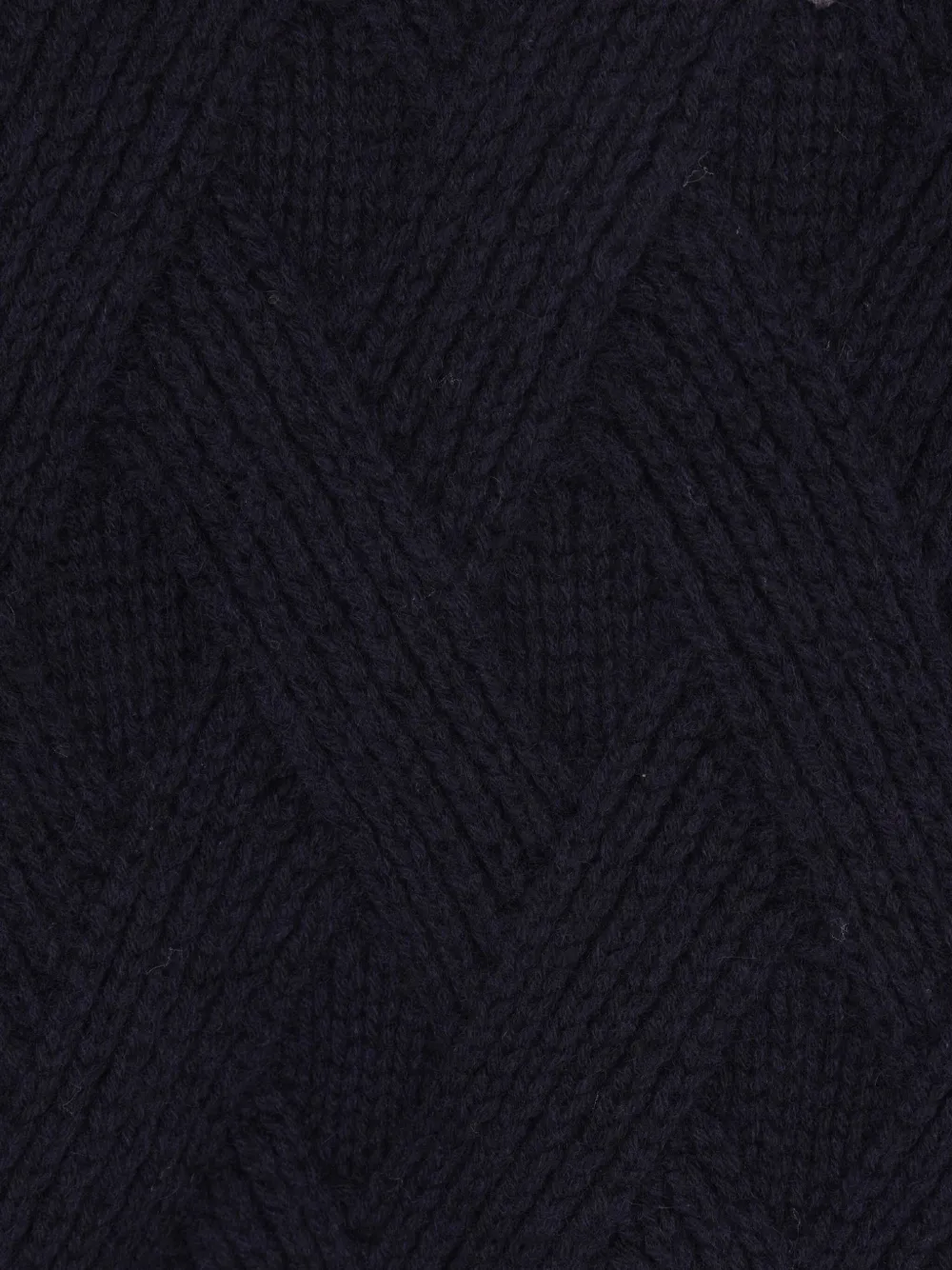 Allude Diamond-pattern Wool Sweater In Blue