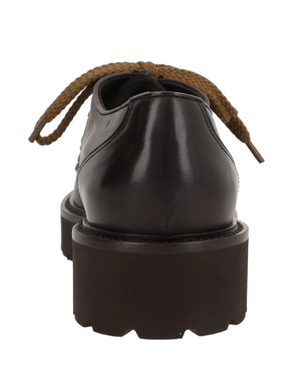 Doucal's lace-up lug-sole shoes Brown