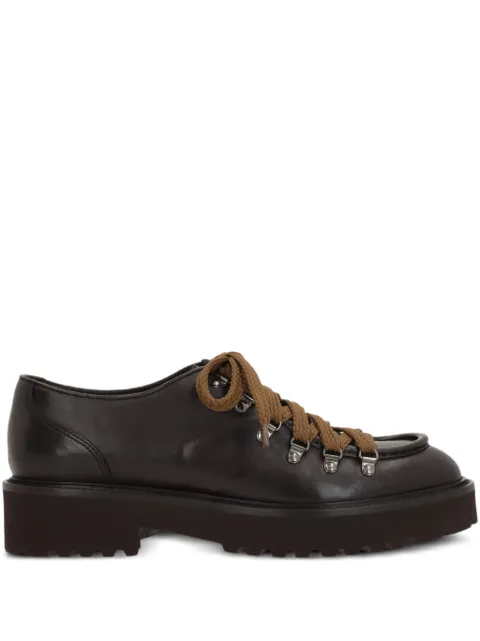 Doucal's lace-up lug-sole shoes