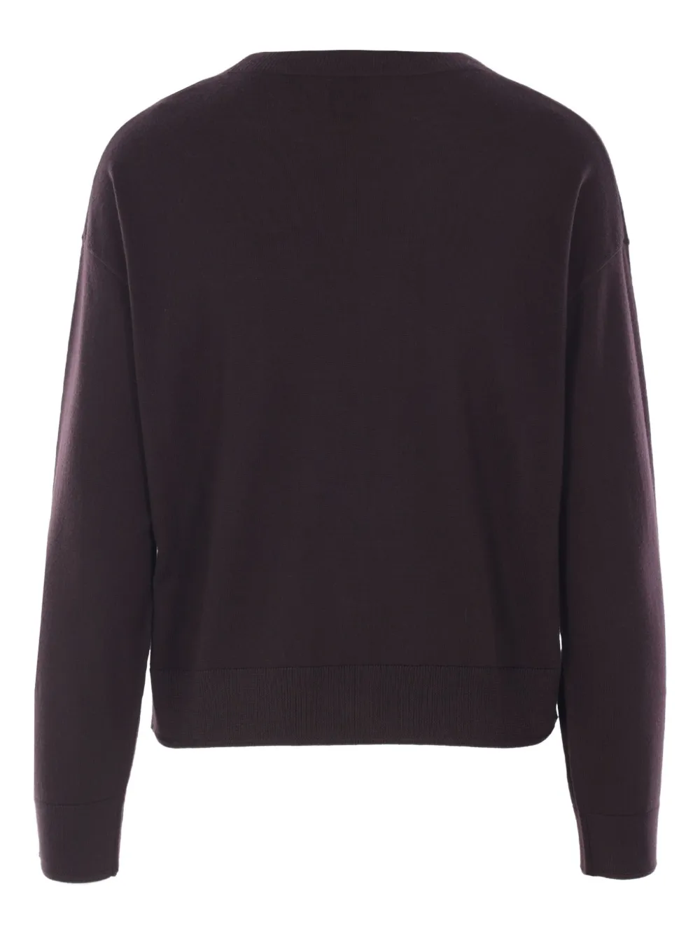 Allude button-front V-neck cardigan Bruin