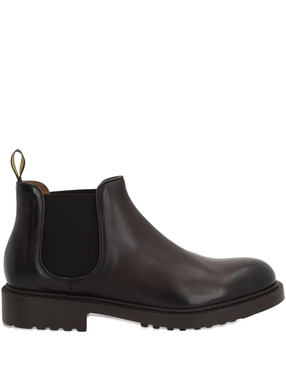 Doucal's elastic-panel Chelsea boots Brown