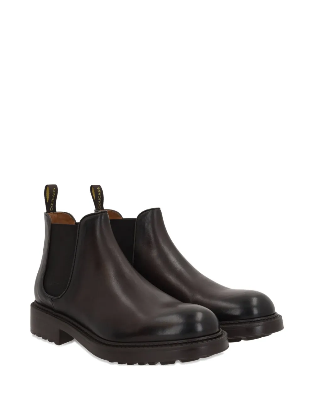 Doucal's elastic-panel Chelsea boots Brown