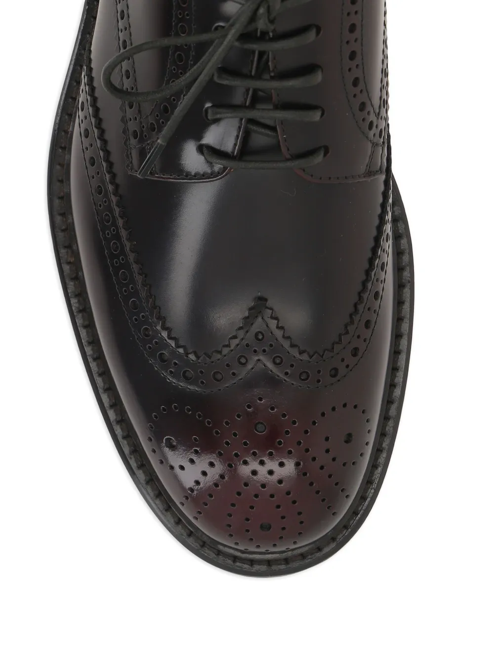 Doucal's Oxford geperforeerde schoenen Rood