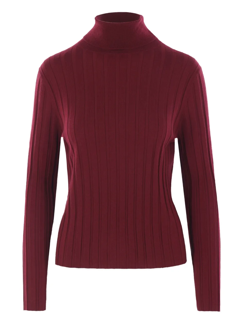 Allude ribbed turtleneck sweater | Red | Image 1