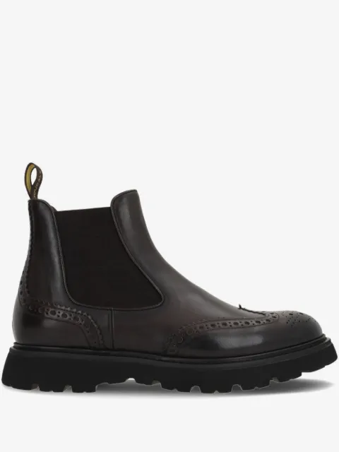 Doucal's perforated-detail Chelsea boots