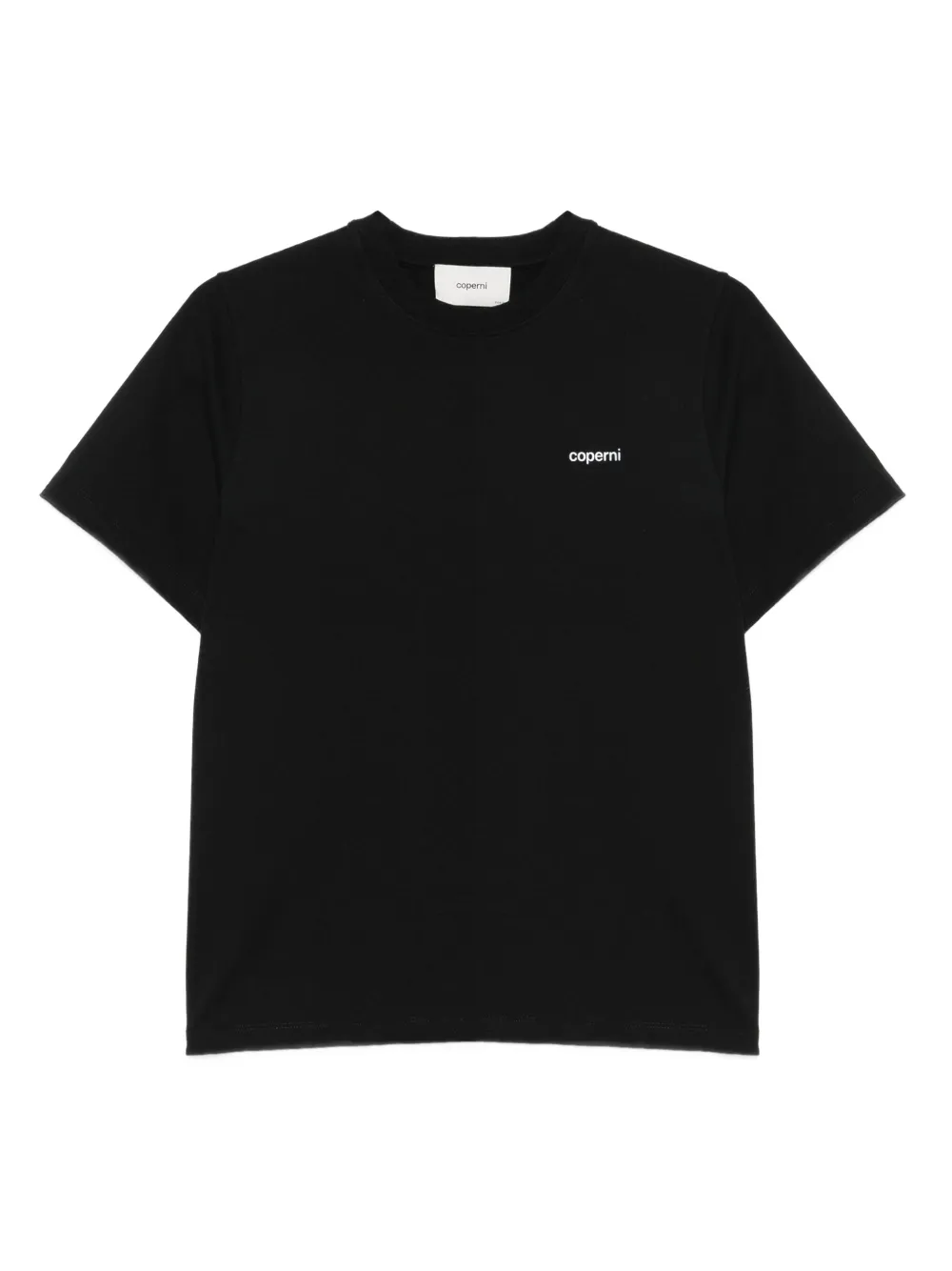 Coperni logo-print short-sleeve T-shirt | Black | Image 1