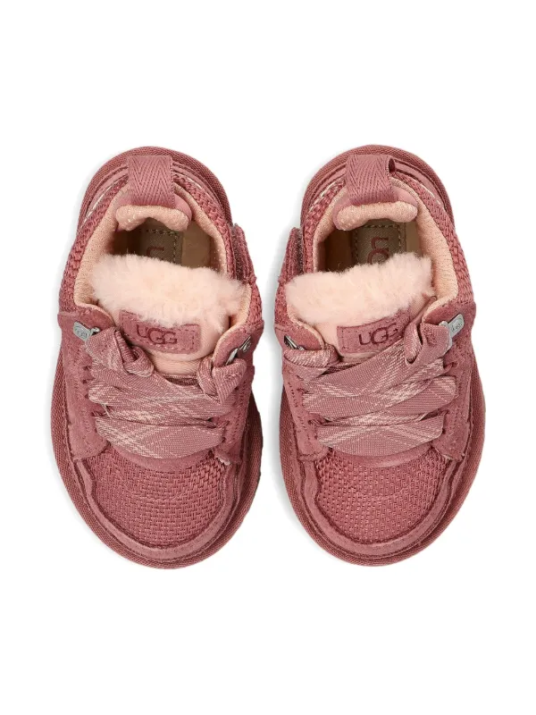 UGG Kids Tênis Lowmel Com Forro De Pelos | Rosa | FARFETCH BR