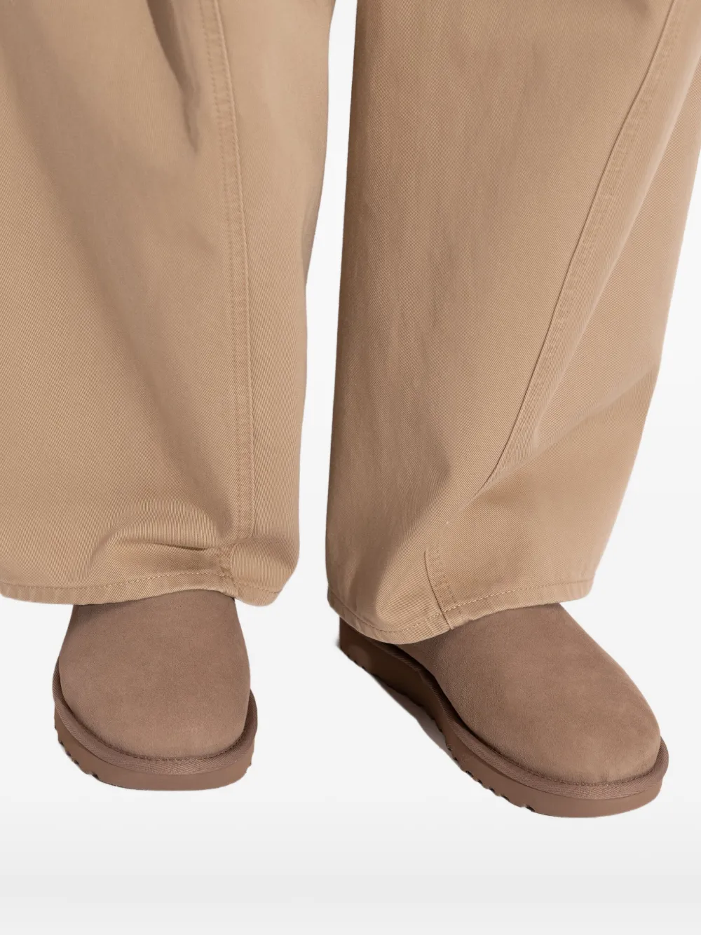 UGG sheepskin suede boots Brown