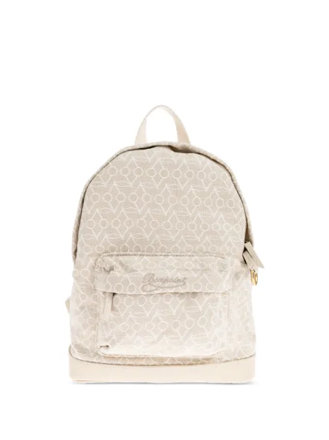 Bonpoint geometric-pattern cotton backpack
