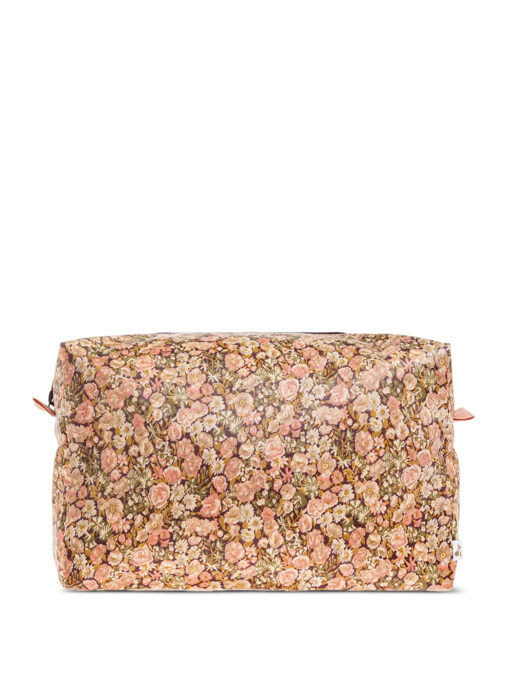 Bonpoint floral-print make up bag - ピンク Bonpoint floral-print make up bag - ピンク