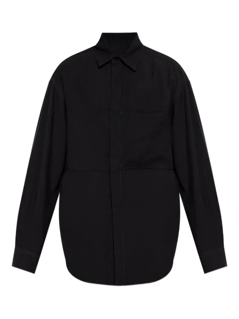 Iceberg panelled modal shirt