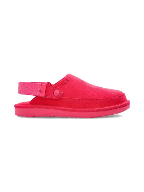 UGG Kids Goldenstar slingback suede clogs