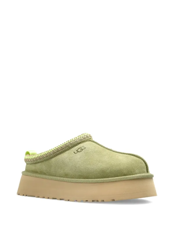 UGG Tazz II Platform Suede Slippers Green FARFETCH PH