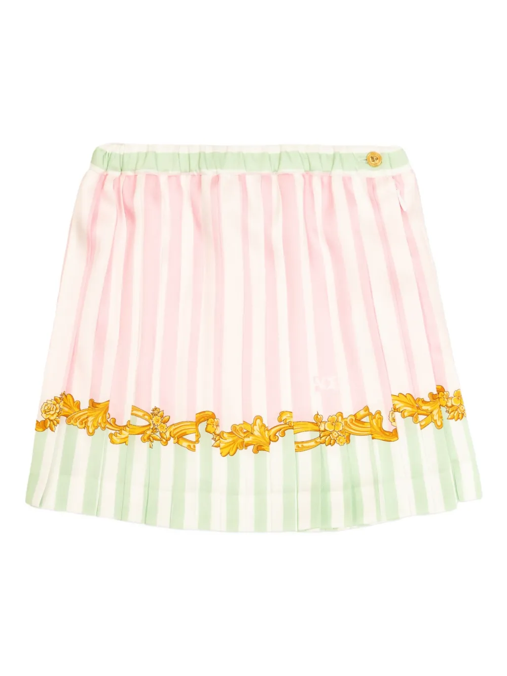 Versace Kids pleated skirt Roze