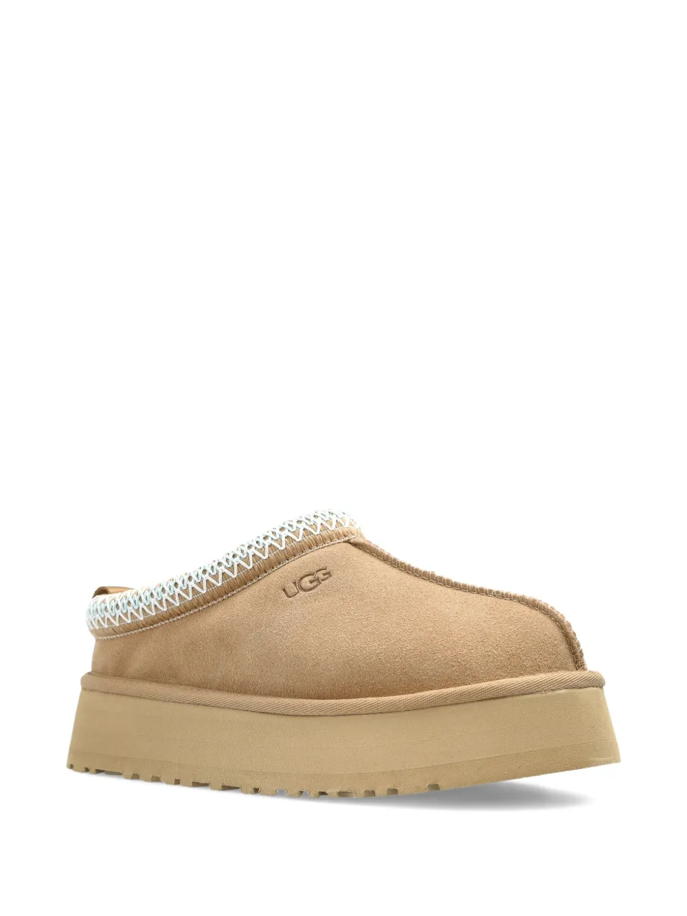 UGG platform-sole suede boots - Beige