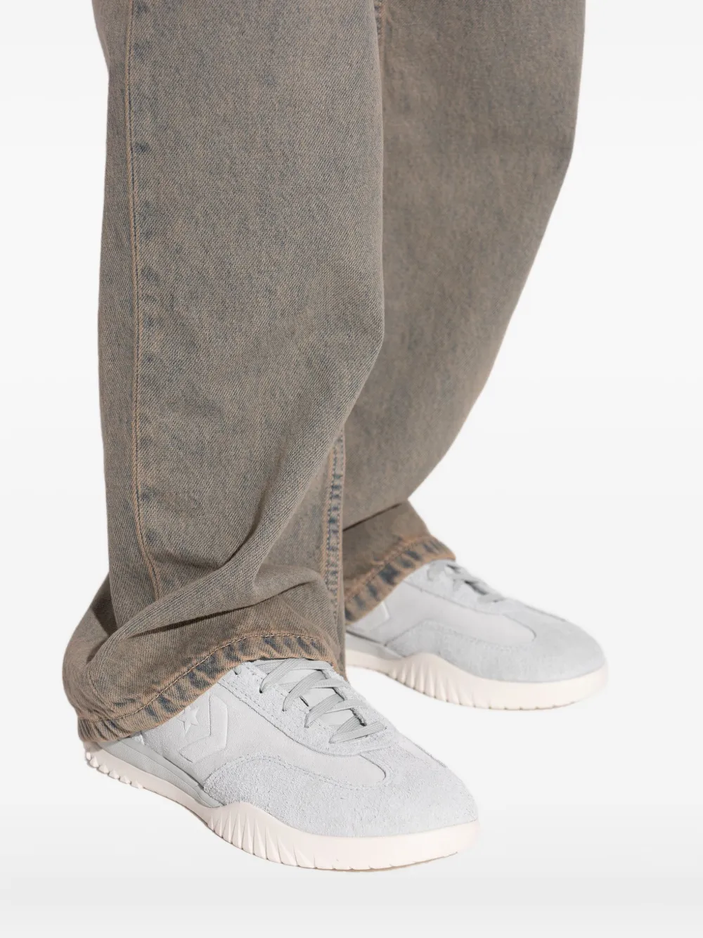 Converse Run Star suède sneakers Grijs