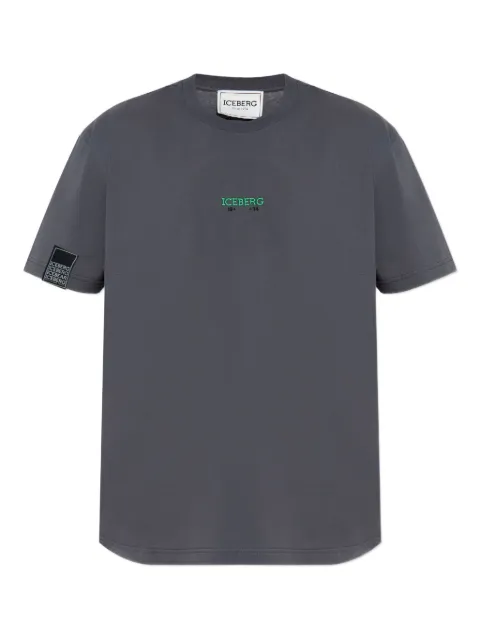 Iceberg logo-embroidered cotton T-shirt
