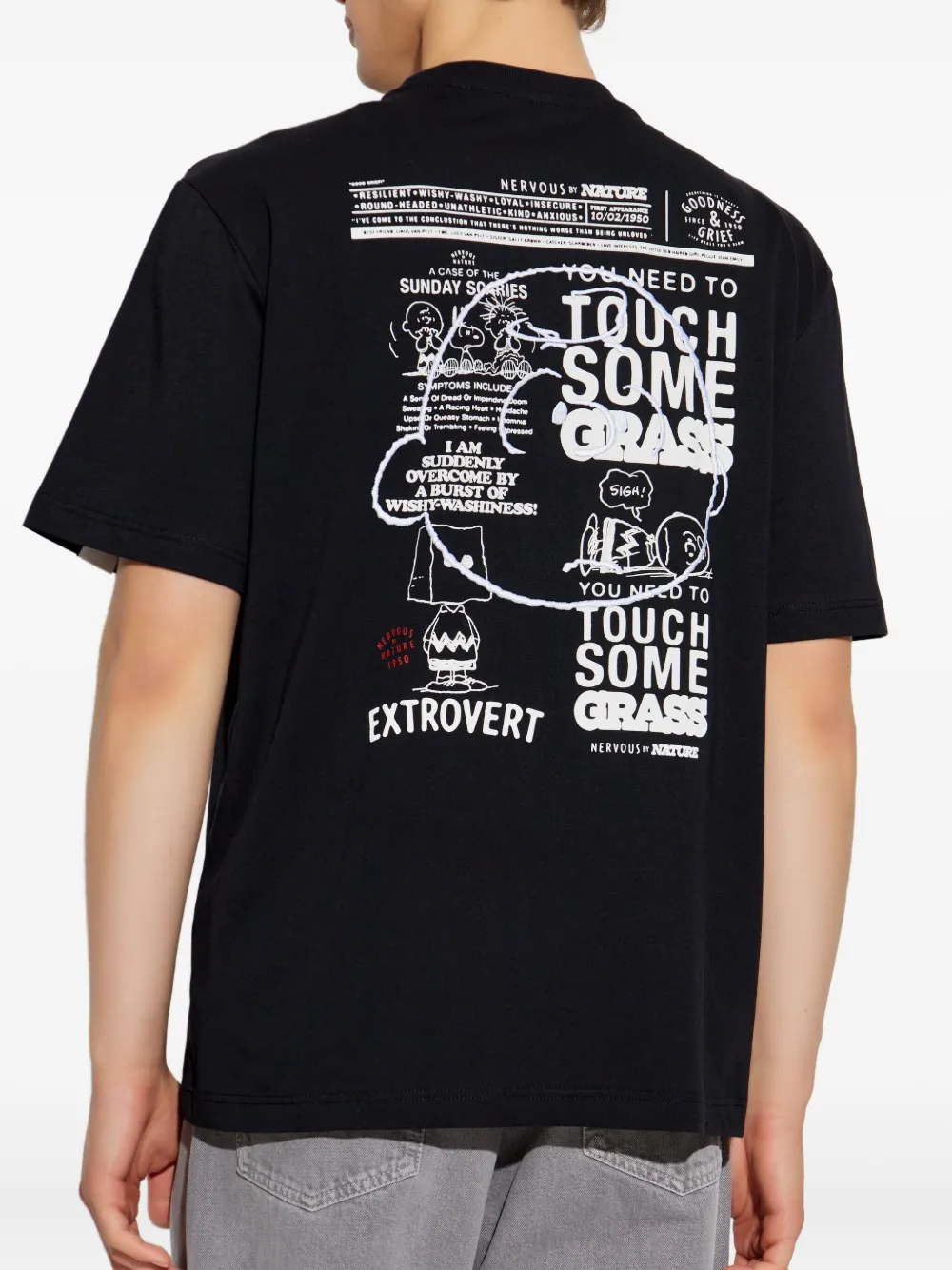 Iceberg T-shirt met geborduurd logo Zwart
