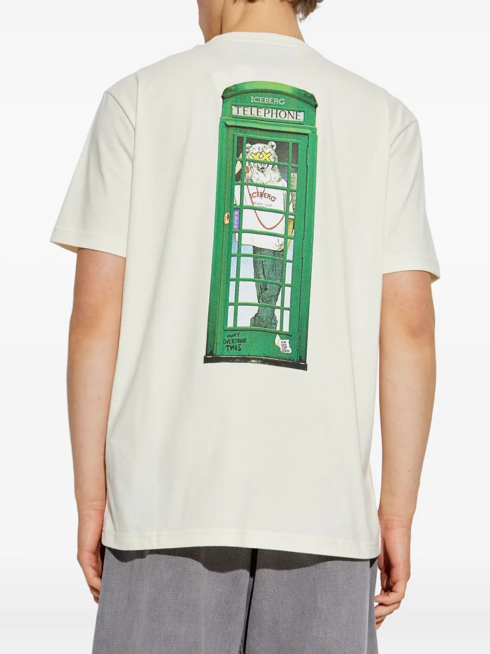 Iceberg Katoenen T-shirt met korte mouwen Wit