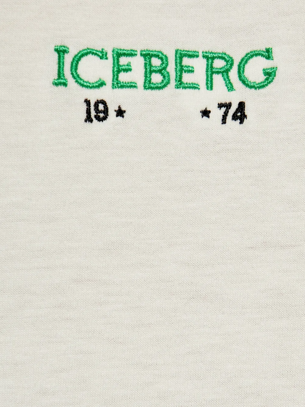 Iceberg Katoenen T-shirt met korte mouwen Wit