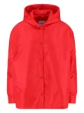 ASPESI hooded snap-button coat - Red