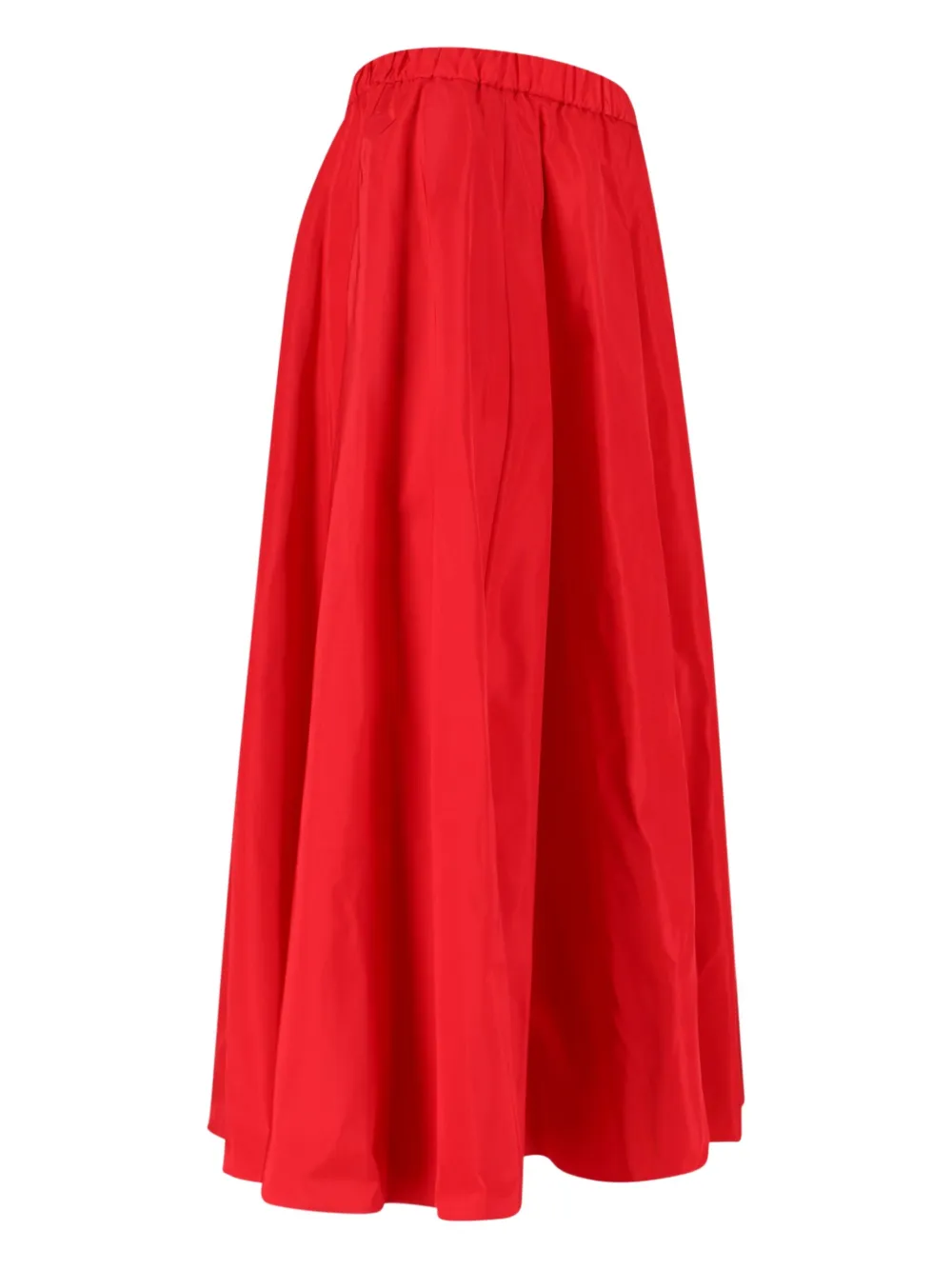ASPESI pleated midi skirt Rood