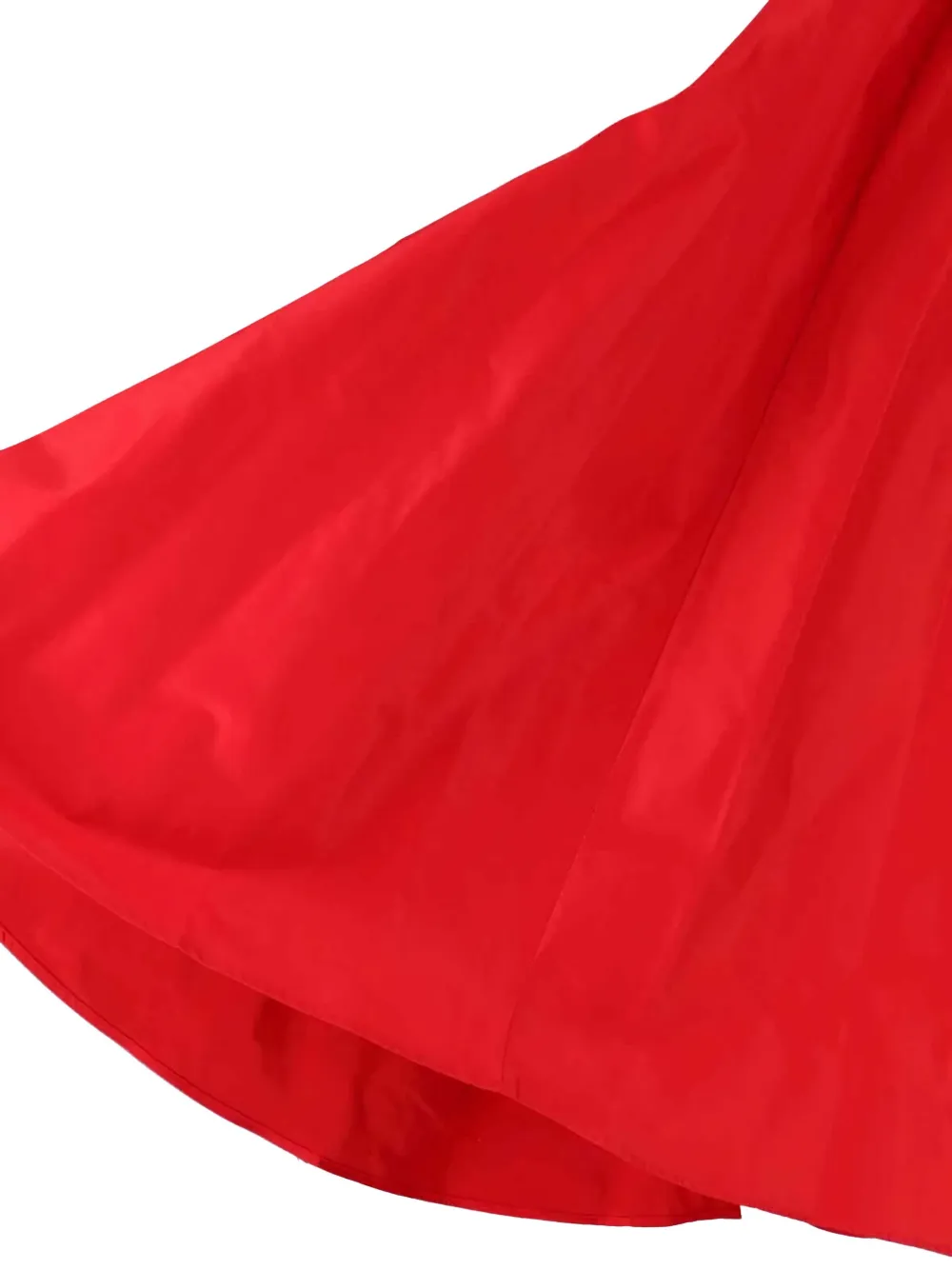ASPESI pleated midi skirt Rood