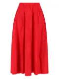 ASPESI pleated midi skirt - Red