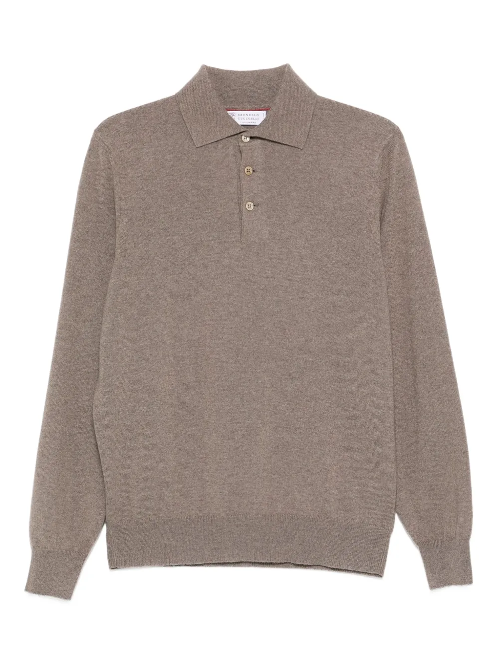 Brunello Cucinelli Kasjmier trui met polokraag Bruin