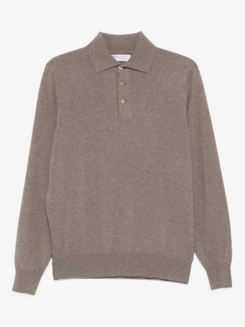 Brunello Cucinelli polo-neck cashmere sweater